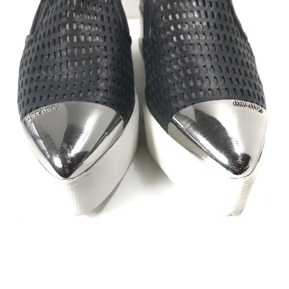 SOLD MIU MIU Metal Cap-Toe Platform Sneaker - Picture 2 of 6
